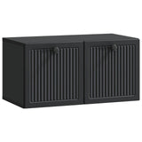 Wall-Mounted TV Cabinet Black 59.5 x 31 x 30 cm Engineered Wood 898026