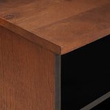 TV Cabinet with Shelf Brown 100 x 33.5 x 46 cm Solid Mango Wood 4018896