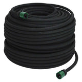 Garden Soaker Hose Black 0.6" 100 m Rubber 155875