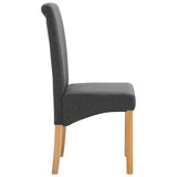 Dining Chairs 4 pcs Gray Fabric 249270