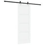 Sliding Door ORKDAL White 73.5 x 198.5 cm Solid Pine Wood 3333635