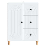 Sideboard with Drawer White 66 x 34.5 x 90 cm Engineered Wood 894165
