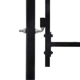 ZNTS Door Fence Gate with Spear Top 100x75 cm 144358