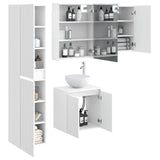 Bathroom Cabinet Set 5 pcs White 53 x 15.5 x 70 cm 3407303