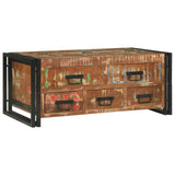 Coffee Table Multicolour 90 x 50 x 38 cm Solid Reclaim Wood 4104726