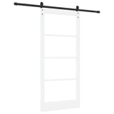 Sliding Door ORKDAL White and Black 93 x 202 cm 3331868