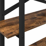 Bookshelf Smoked Oak 100 x 33.5 x 102 cm Engineered Wood 883948