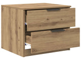 Bedside Cabinet with Drawer 2 pcs Artisan Oak 45 x 39 x 50cm 880508