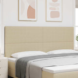 Headboard with Headboard Light Green Grey 200 cm Faux Leather 3337739