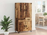 Highboard Old Wood 69.5 x 34 x 180 cm Engineered Wood 3415832