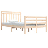 Bed Frame without Mattress 120x200 cm Solid Wood 3105310