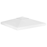 312074 2-Tier Gazebo Top Cover 310 g/m 3x3 m White