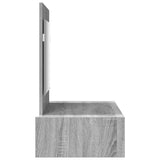 Dressing Table with Drawer Grey 83 x 40 x 70 cm Engineered Wood 865204
