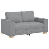 Sofa Set with Cushion 3 pcs Grey 220 x 78 x 84 cm Fabric 3324609