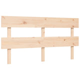 Bed Frame without Mattress King Size Solid Wood 3195096