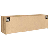 Bathroom Wall Cabinet Artisan Oak 100x25x30 cm Engineered Wood 860102