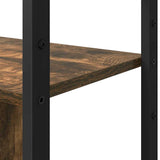 Bookshelf Smoked Oak 80 x 30 x 155.5 cm Engineered Wood 868439