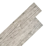 Non Self-adhesive PVC Flooring Planks 5.26 m² 2 mm Oak Washed 245163