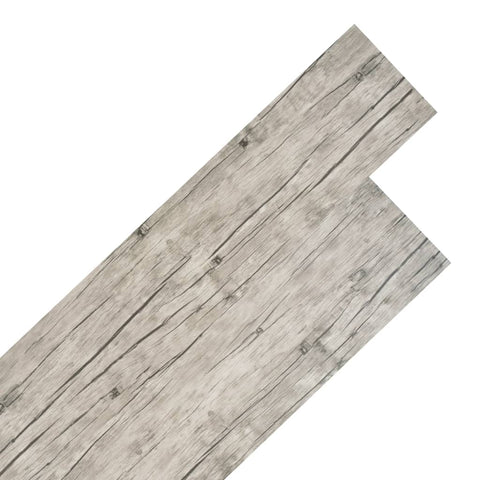 Non Self-adhesive PVC Flooring Planks 5.26 m² 2 mm Oak Washed 245163