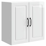 Wall-Mounted Cabinet High Gloss White 59 x 31 x 60 cm 899259