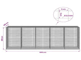 Gabion with 3.5 mm Wire and 5x5 cm Mesh 500x100x200 cm 3462484