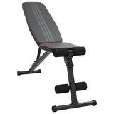 Weight Bench Manual Black 131 x 41 x 110 cm Steel 42007903