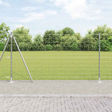 Welded Wire Fence with Concrete Base 10 x 1.2 m 3351017