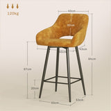 ZNTS Bar Stools/Dining Chair/Office Chair 53674309