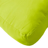 Pallet Cushions 2 pcs Bright Green Fabric 360933