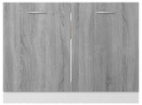 Sink Bottom Cabinet Lyon Grey Sonoma 80x46x81.5 cm Engineered Wood 815565