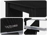 Dinning Table 180 x 85 x 75 cm Engineered Wood Black Oak 3424940