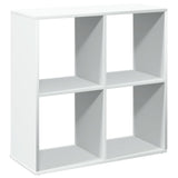 Room Divider Bookcase White 69,5x29x69,5 cm Engineered Wood 858003