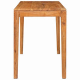 Dining Table Brown 110 x 55 x 76 cm Solid Acacia Wood 42003314