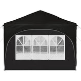 Pop-up Party Tent 575 x 288 x 245 cm Black Oxford Fabric 42019898