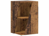 Side Shelf Old Wood 33 x 32 x 70.5 cm Engineered Wood 892415