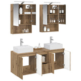 Bathroom Cabinet Set 5 pcs Artisan Oak Engineered Wood 3406406