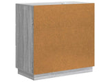 Sideboard Grey Sonoma 66 x 34.5 x 87 cm Engineered Wood 895321