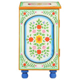 321665 Hand Painted Sideboard 70x35x60 cm Solid Mango Wood