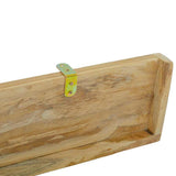Wall Shelves 2 pcs 110x15x4 cm Solid Wood Teak 340757