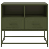 TV Cabinet Olive Green 68x39x60.5 cm Steel 846552