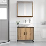 Bathroom Furniture Set 2 pcs Artisan Oak Engineered Wood 3402469