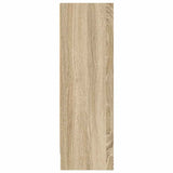 Bookshelf Sonoma Oak 80x24x75 cm Engineered Wood 800894