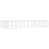 Outdoor Dog Kennel Galvanised Steel 79,86 m 3082332