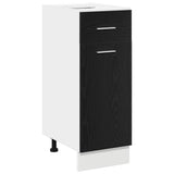 Hanging Cabinet Black Oak 30 x 46 x 81.5 cm Engineered Wood 863237