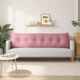 Back Pillow Pink 180 x 24 x 50 cm Velvet 42014578