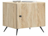 Bedside Cabinet Sonoma Oak 43 x 34.5 x 50 cm Engineered Wood 895489