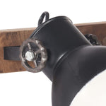 Industrial Wall Lamp Black 90x25 cm E27 320511