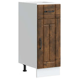 Kitchen Base Cabinet Lucca Smoked Oak Engineered Wood 853702
