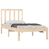 Bed Frame without Mattress 75x190 cm Small Single Solid Wood Pine 3105031