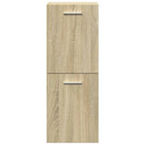 3 Piece Bathroom Furniture Set Sonoma Oak Engineered Wood 3324996